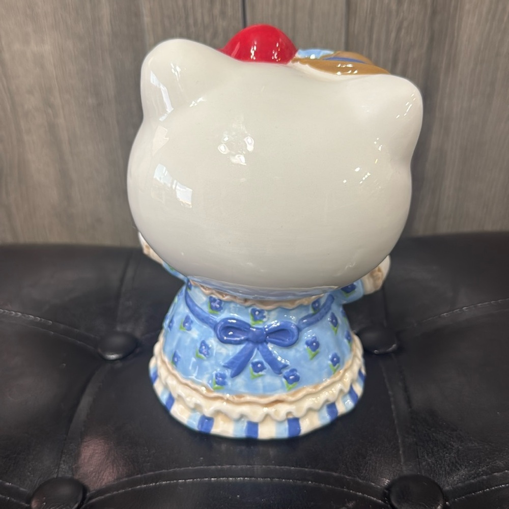 Blue Sky Clayworks Hello Kitty In Blue Floral Spring Dress Heather Goldminc - Picture 3 of 6